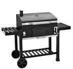 TAINO Holzkohlegrill, HERO XXL, Grillwagen, Smoker, integriertes Thermometer,