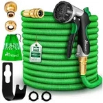 TRESKO Gartenschlauch Flexibler Wasserschlauch mit 3-Fach Latexkern,...