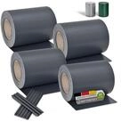 Juskys Sichtschutzstreifen PVC Sichtschutzstreifen 4er Set, Doppelstabmatten...