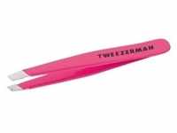 TWEEZERMAN Pinzette TWEEZERMAN, Mini Slant Tweezer: Kleine Pinzette in Neon Pink