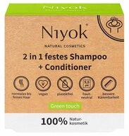 Niyok Festes Haarshampoo 2in1 festes Shampoo+Conditioner - Green touch 80g