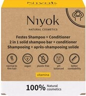 Niyok Festes Haarshampoo in festes Shampoo Conditioner Vitamina, 80 g