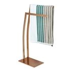 relaxdays Handtuchst&auml;nder Handtuchhalter Edelstahl WIMEDO, Kupfer