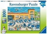 Ravensburger Puzzle Polizeirevier. Puzzle 100 Teile XXL, 100 Puzzleteile