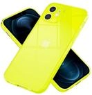 Nalia Smartphone-H&uuml;lle Apple iPhone 12 15,5 cm (6,1 Zoll), Klare Neon Silikon H&uuml;lle