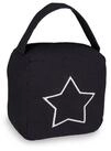 relaxdays T&uuml;rstopper 2 x T&uuml;rstopper Sack Stern schwarz (2 St)