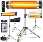 KESSER Infrarotstrahler, 2500 W, Infrarotstrahler Heizstrahler Terrassenstrahler