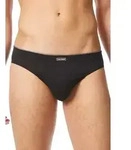 Bruno Banani Slip INFINITY mit Markenpr&auml;gung am Bund schwarz L