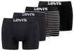 Levi's&reg; Boxershorts LEVIS MEN SOLID BASIC BOXER & VINTAGE STRIPE 4P ECOM (Spar-Pack,