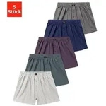 H.I.S Weiter Boxer Herren Boxer (Packung, 5-St) weite Passform, Komfortbund, aus