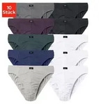 H.I.S Slip M&auml;nner Unterhose (Packung, 10-St) in Unifarben