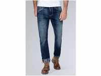 CAMP DAVID Regular-fit-Jeans mit Kontrast-Riegel blau 33