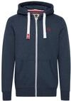 Kapuzensweatjacke SOLID "Kapuzensweatjacke SDBennZip", Herren, Gr. M, blau (ins bl