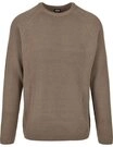 URBAN CLASSICS Rundhalspullover Urban Classics Herren Ribbed Raglan Sweater (1-tlg)