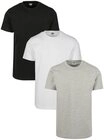 URBAN CLASSICS T-Shirt Urban Classics Herren Basic Tee 3-Pack (1-tlg)