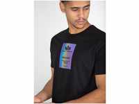 Alpha Industries T-Shirt ALPHA INDUSTRIES Men - T-Shirts Rainbow Reflective Label T