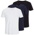 Jack & Jones Rundhalsshirt JJEORGANIC BASIC TEE SS O-NE 3PK MP NOOS (Packung, 3-tlg)