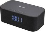 BRESSER Funkwecker BRESSER Bluetooth Stereo-Lautsprecher mit Weck- und Ladefunktion