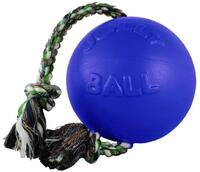 Jolly Pets Tierquietschie Jolly Ball Romp-n-Roll 10 cm Blau