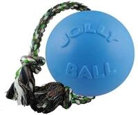 Jolly Pets Tierquietschie Jolly Ball Romp-n-Roll 15cm Hellblau (Heidelbeerenduft)
