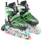 Apollo Inlineskates Gr&ouml;&szlig;enverstellbare Inliner f&uuml;r Kinder Super Blades LED,