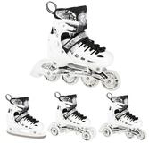 NILS EXTREME Inlineskates 4-IN-1 Inliner LED Schlittschuhe Rollschuhe wechselbare
