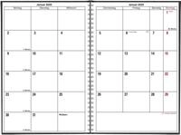G&Uuml;SS Kalender Buchkalender Monats&uuml;bersicht A5 1 Monat/2 Seiten Wire-O-Bindung