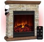 Klarstein Elektrokamin Etna, elektrischer Kamin mit Heizfunktion Heizl&uuml;fter
