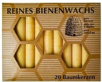 Hahn Kerzenfarm Formkerze Bienenwachs - Baumkerze 20Stk