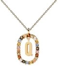 P D Paola Kette mit Anh&auml;nger Your Letter Q 925er Sterlingsilber