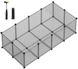 SONGMICS Kleintierk&auml;fig, L-XXL, Freigehege, mit Bodenplatten, 20 Platten, DIY