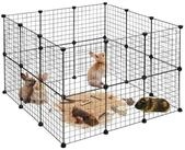 relaxdays Freigehege Freilaufgehege Gitter, 24er Pack