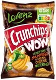 LORENZ Knabberei, Lorenz Crunchips WOW Jalapeno und Cream Cheese Kartoffelchips 110g