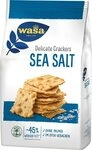 Wasa Brot, Wasa Delicate Crackers Sea Salt Meersalz ofengebacken hauchd&uuml;nn 180g