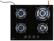 Klarstein Gas-Kochfeld Goldflame 4 Gaskochfeld 4-flammig 8 kW Messing Erdgas...