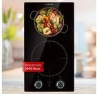 Klarstein Induktions-Kochfeld Kochheld Doppel-Induktion 2900W 2 Zonen 9 Stufen