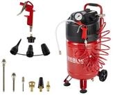 Arebos Druckluftger&auml;te-Set 30L Druckluftkompressor stehend, inkl. Zubeh&ouml;r,
