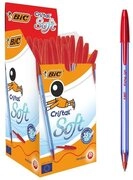 BIC Kugelschreiber BIC Kugelschreiber Cristal Original Medium 0.35mm rot, 50er...