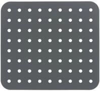 WENKO Abtropfmatte Sp&uuml;lbeckeneinlage KRISTALL, Grau, B 31 cm