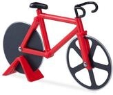relaxdays Pizzaschneider Fahrrad Pizzaschneider, rot