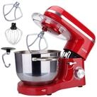 Arebos K&uuml;chenmaschine 6L Edelstahl-R&uuml;hrsch&uuml;ssel, 1500 W, inkl. R&uuml;hrhaken,