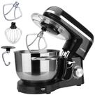Arebos K&uuml;chenmaschine 6L Edelstahl-R&uuml;hrsch&uuml;ssel, 1500 W, inkl. R&uuml;hrhaken,