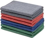 ZOLLNER Geschirrtuch, (Spar-Set, 8-tlg), 40 x 40 cm, 80% Polyester, 20%...