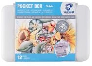 van Gogh Aquarellfarbe Pocket Box Aquarellfarbkasten mit 12 Farben in halbe