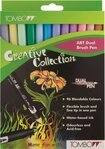 TOMBOW Filzstift Dual-Fasermaler ABT mit Rundspitze/Pinselspitze VE=12 Farben...