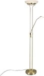 Reality Leuchten LED Stehlampe Orson, Dimmer, Lesearm, LED fest integriert,