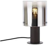 Brilliant Tischleuchte Beth, ohne Leuchtmittel, Tischlampe Kaffee/rauchglas