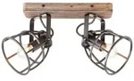 Brilliant Deckenleuchten Matrix, Lampe Matrix Spotbalken 2flg. schwarz stahl 2x...