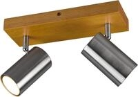 TRIO Leuchten LED Deckenstrahler Trio Leuchten 2er Spot Marley GU10, nickel...