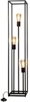 casa NOVA Stehlampe HAMPER, H 120 cm, Ein-/Ausschalter, ohne Leuchtmittel, Metall,